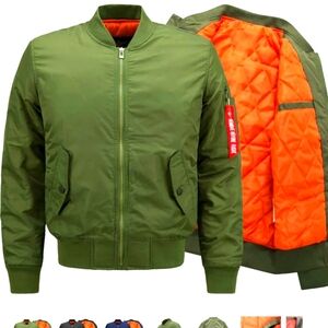 HF100 Air Hype Bomber Jacket In Green